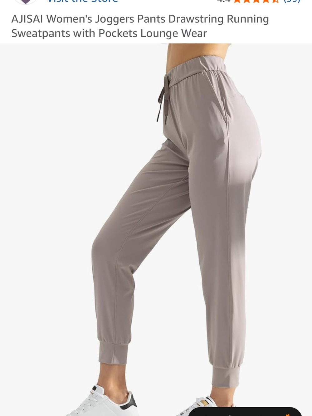 Women's Drawstring Jogger Pants size small/petite.